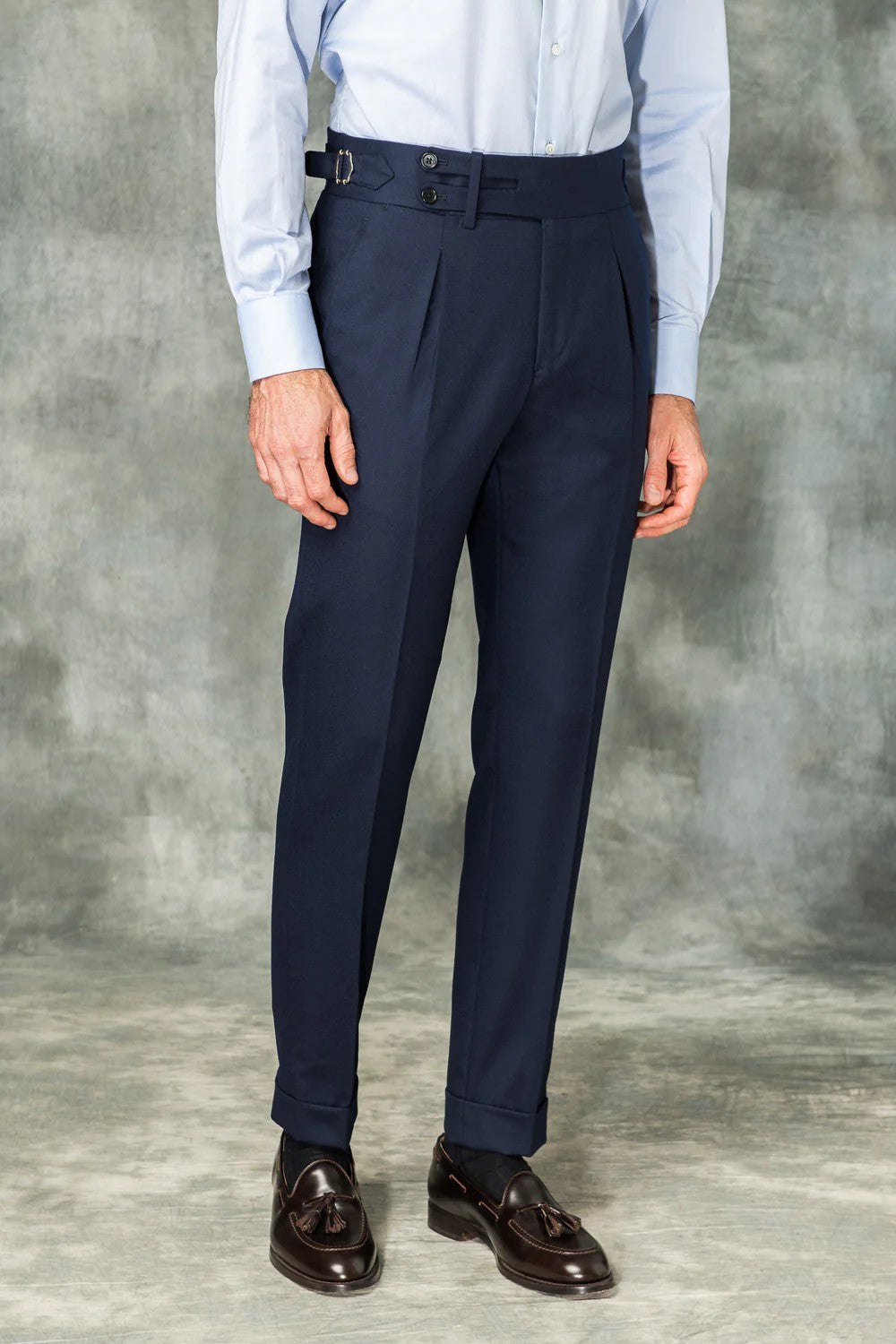 Blue gurkha pants